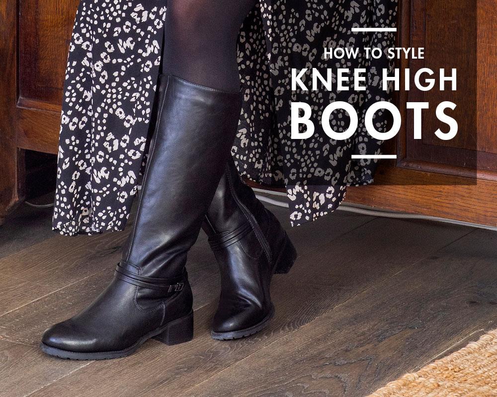 What to wear with knee-high boots
