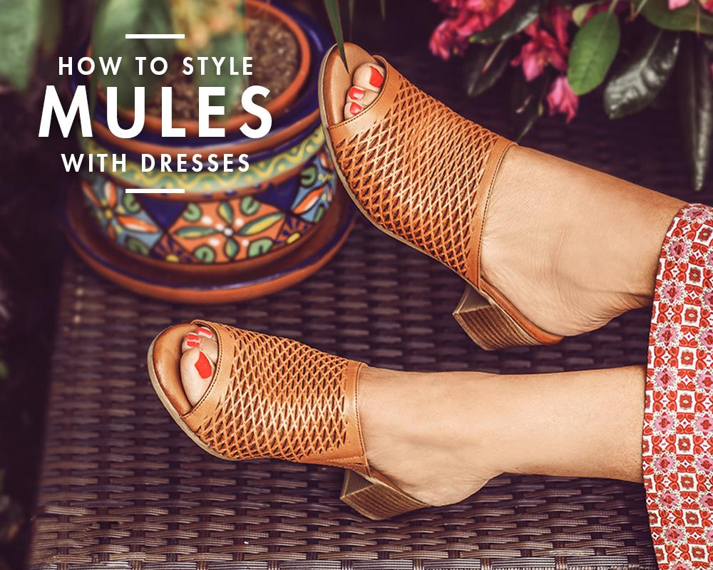 How to Style Mules With Dresses