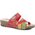 Fly Flot Leather Cross-Strap Mule Sandal - FLY35001 / 321 261