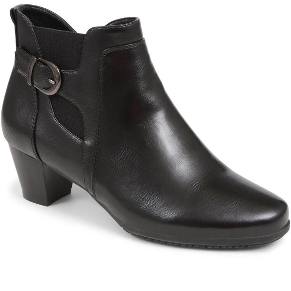 Buckle Detail Ankle Boots - WK38003 / 324 206