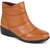 Leather Wedge Ankle Boots - KF38008 / 324 492