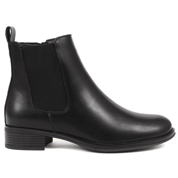 Elastic Heeled Chelsea Boots - WBINS38011 / 324 509 | Pavers™ US
