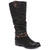 Ladies Casual Black Knee High Boots - WOIL30031 / 316 347 / 316 347