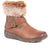 Faux Fur Trimmed Ankle Boots - WOIL34029 / 320 793