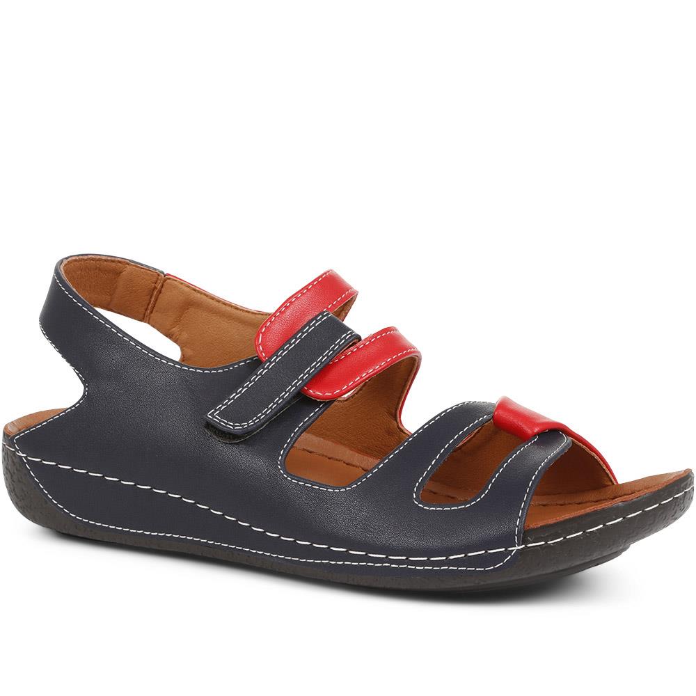 Buy Moceen Kids Sandals Boys Girls Summer Soft Synthetic Leather Close Toe Adjustable  Strap Sandal,8106,Navy Green 120 Online at Lowest Price Ever in India |  Check Reviews & Ratings - Shop The World