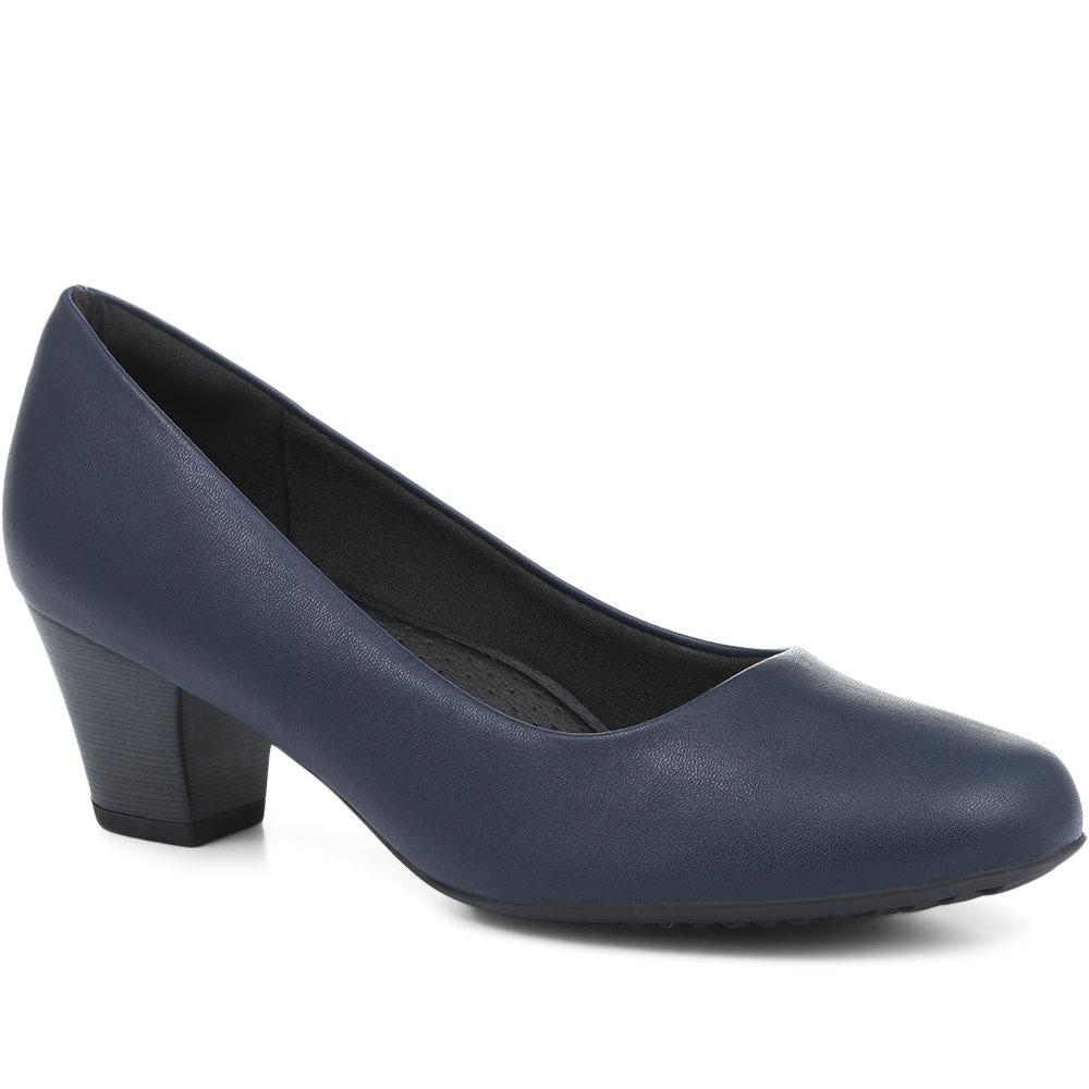 TTP Ladies Block Heel Court Shoe with Subtle Decor | Shop Today. Get it  Tomorrow! | takealot.com