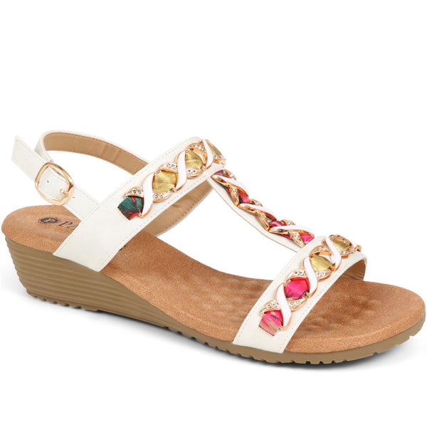 Embellished Sandals - BAIZH37043 / 323 378