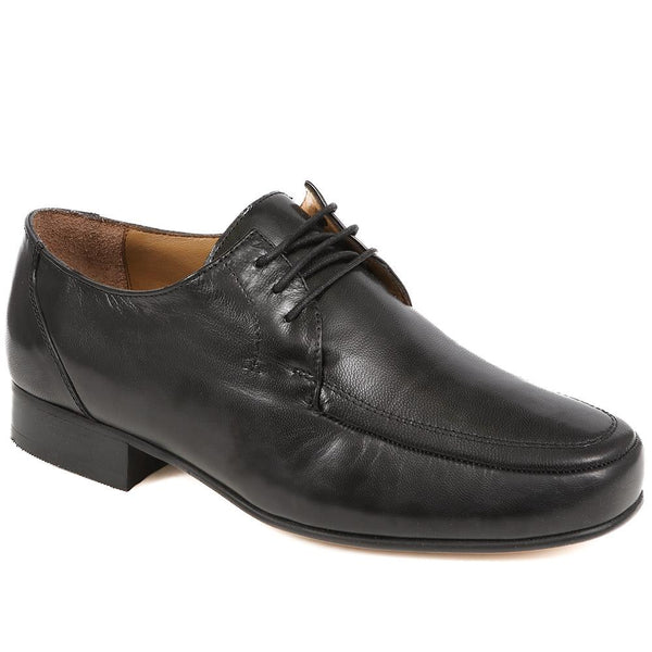 Glazed Leather Oxford Shoes - BHA38007 / 324 858