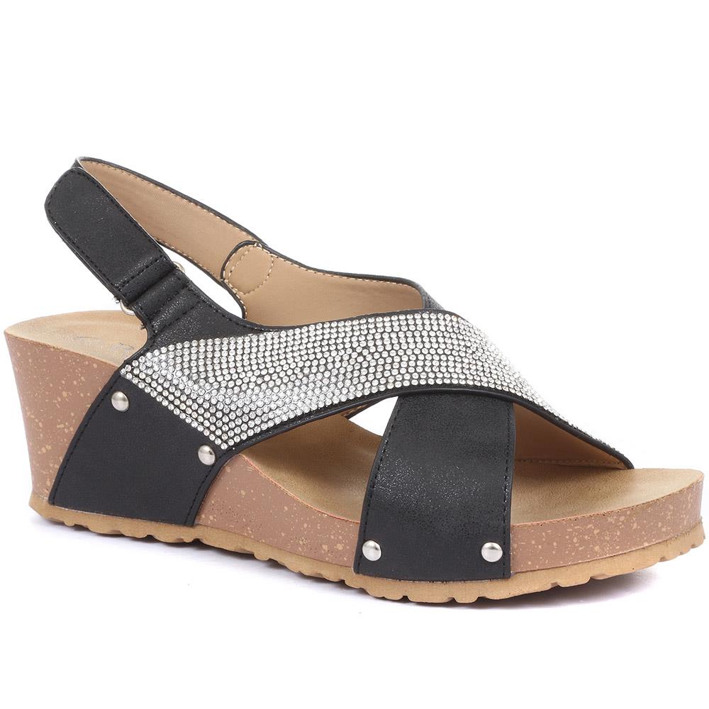 Bonnieshoes Daily Comfy Low Heel Wedge Sandals  Comfy wedges sandals, Low  heel wedges, Low heel sandals