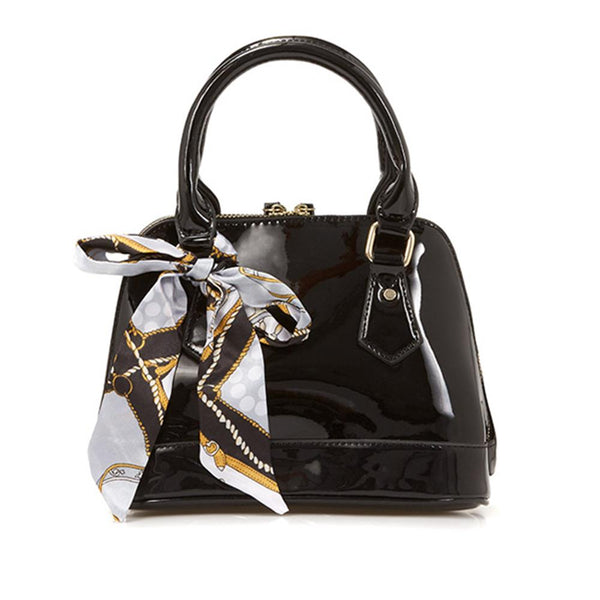 Ladies Black Formal Handbag with Scarf - RIM2308 / 307 242 / 307 242